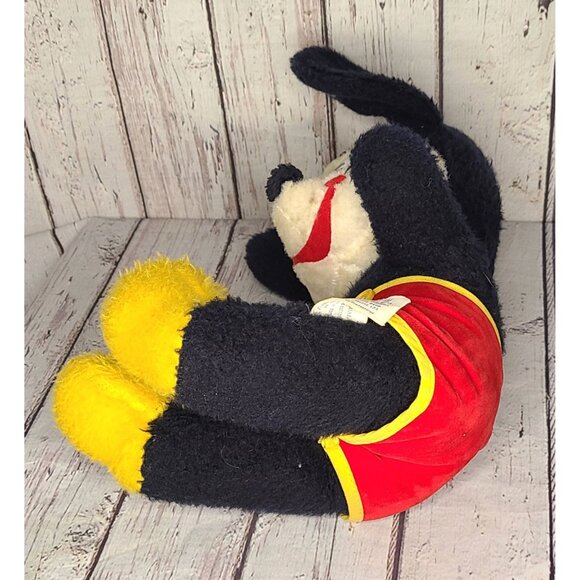 13" 1970 Vintage Mickey Mouse Plush California Stuffed Animal Disney Red Mouth - Picture 3 of 4